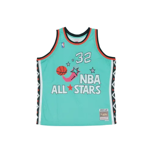 Mitchell Ness Basketball Jerseys Men Blue