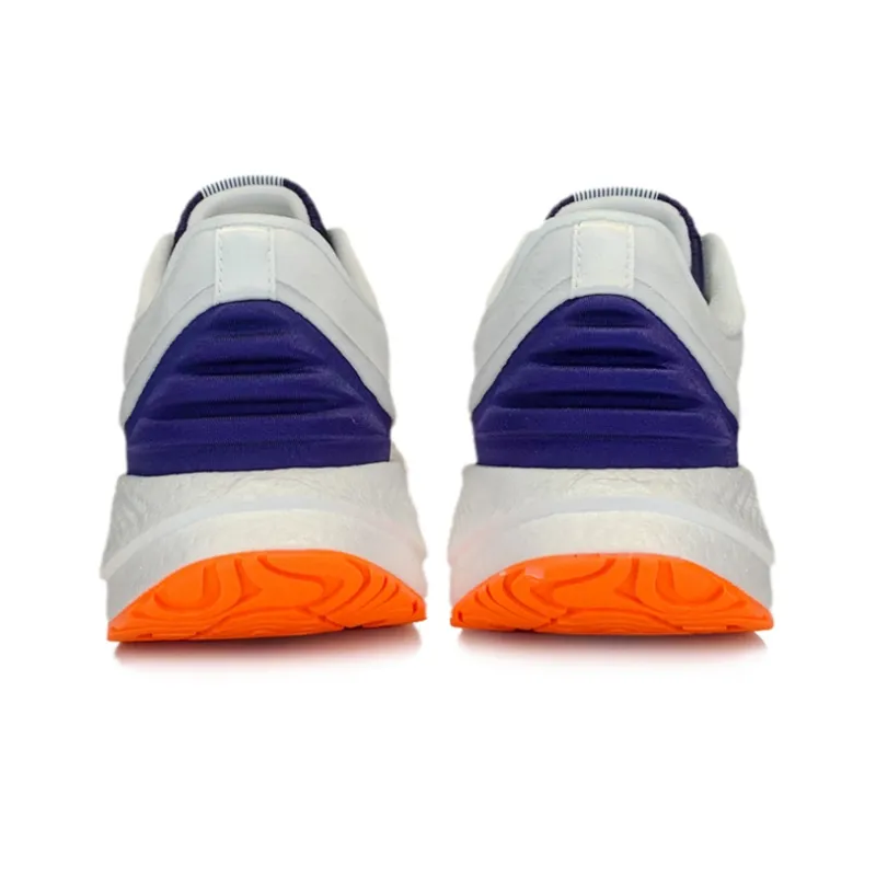 LiNing YueYing 1.0 Cushioning Anti Slip And Wear Resistant Low Top Running Shoes White Blue-3