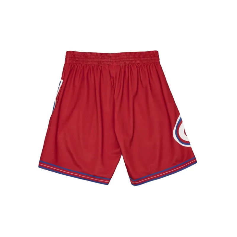 Mitchell Ness Basketball Shorts Men Red-1
