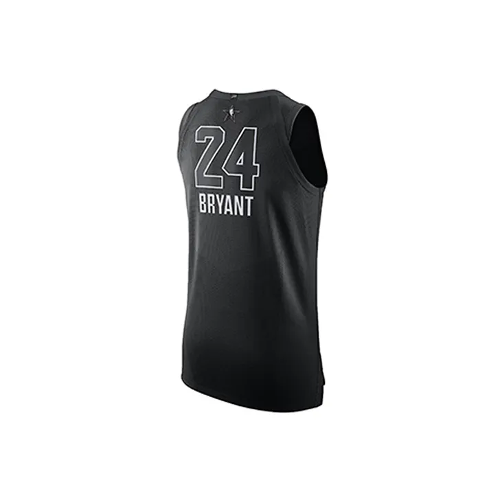 Jordan Basketball Jerseys NBA Kobe Bryant All Star Edition Authentic Jersey AU Player Edition Kobe Men's Black-1