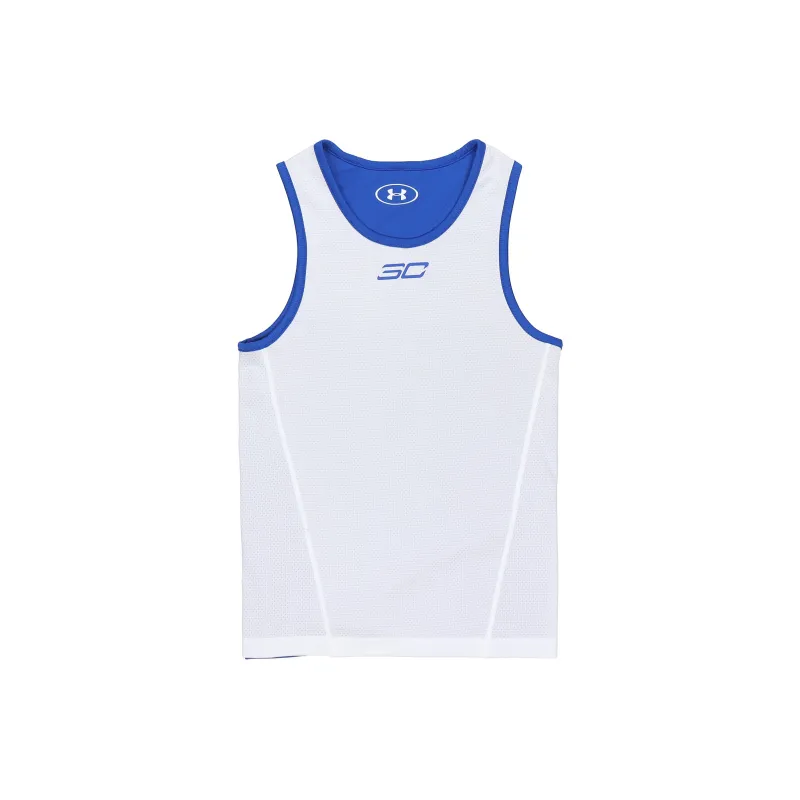 Under Armour Curry Basketball Jerseys Men's Blue-2