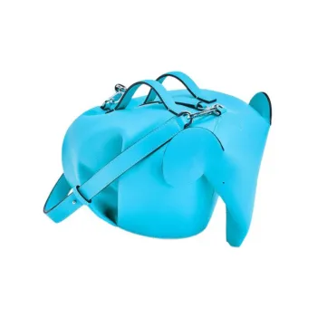 LOEWE Elephant Bag Large Cyan