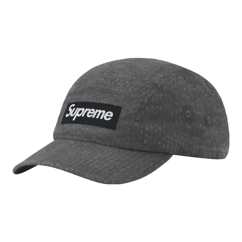 Supreme Washed Seersucker Camp Cap