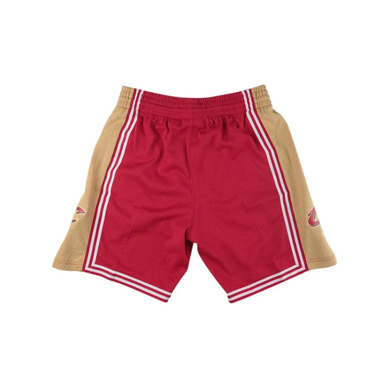 Mitchell & Ness Basketball Shorts Unisex Burgundy-1