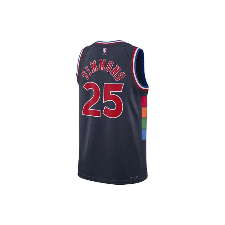 Nike Nike X NBA Basketball Jerseys Men's Blue-1
