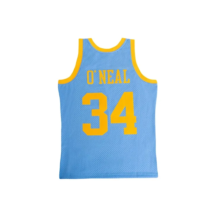 Mitchell Ness 2001/02 Shaquille O'Neal Los Angeles Lakers Authentic Player Jersey-1