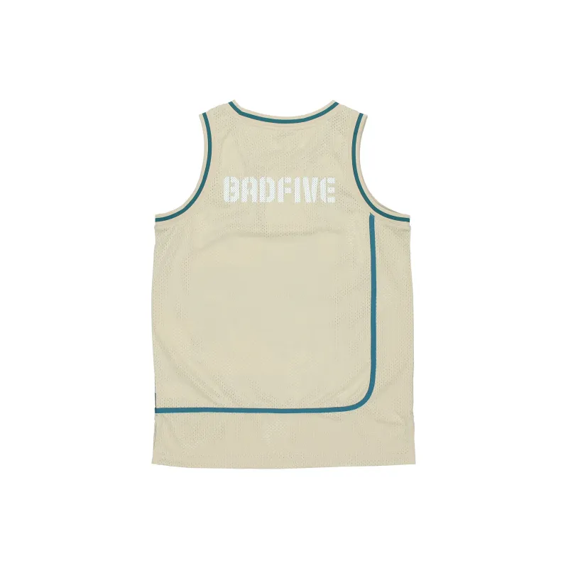LiNing BADFIVE Basketball Jerseys Men's Yellow Gray-1