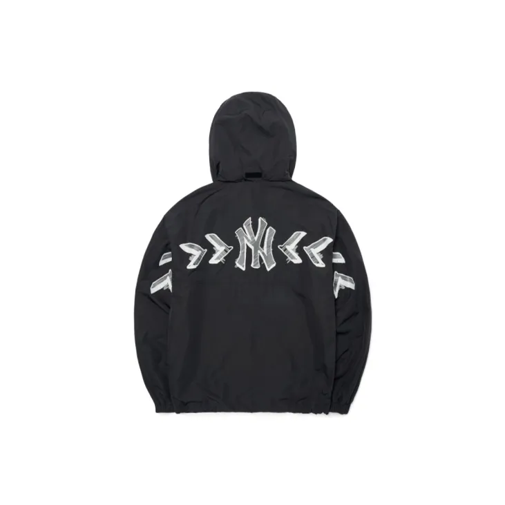 MLB Quick Dry Windbreaker Jacket Unisex Black-1