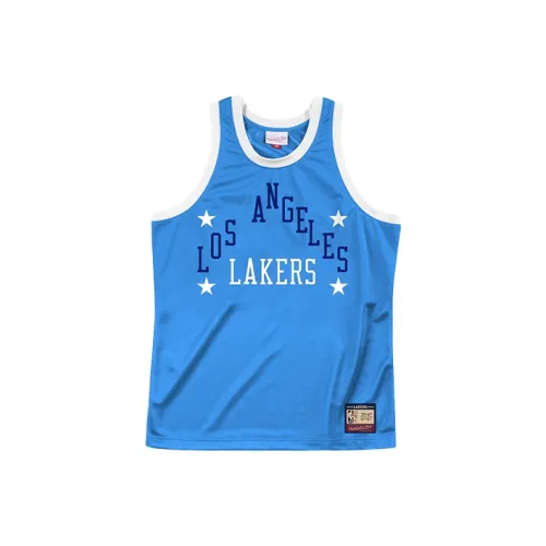 Mitchell Ness Basketball Jerseys Men Sky Blue