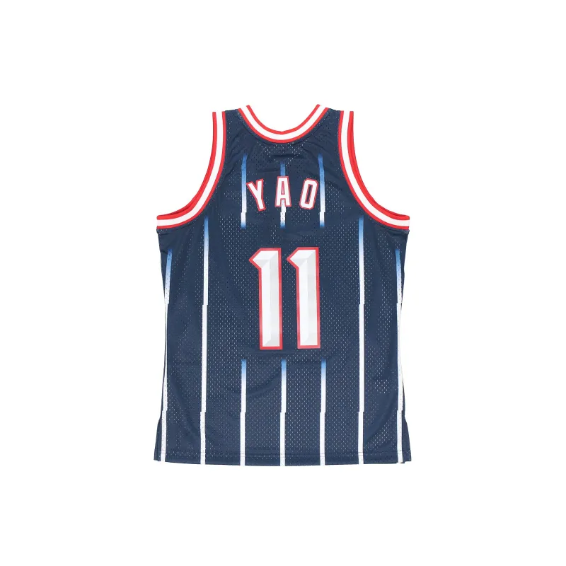Mitchell & Ness Houston Rockets Road 2002 03 Yao Ming Swingman Jersey-1