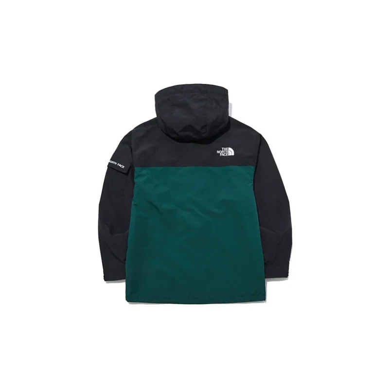 THE NORTH FACE Waterproof And Breathable Windbreaker Jacket Unisex Green-1