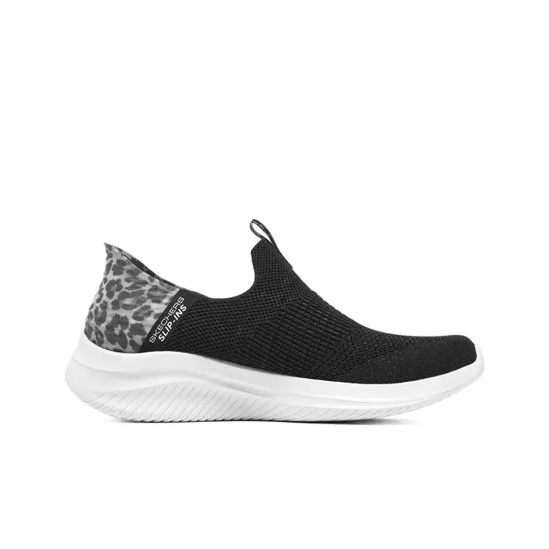 Skechers Ultra Flex 3.0 'Black Leopard' Women's-1