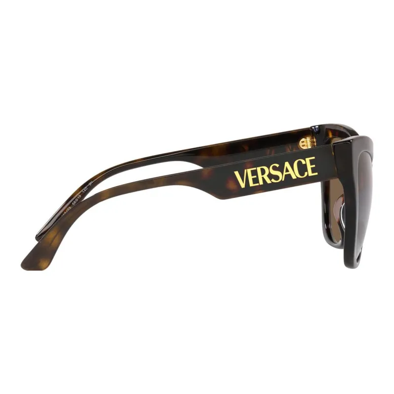 VERSACE Tortoiseshell effect Cat eye Frame Tinted Sunglasses-2