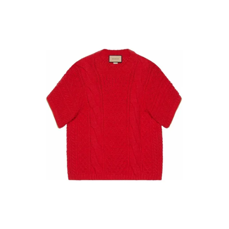 GUCCI Cashmere Sweaters Women's Red-1