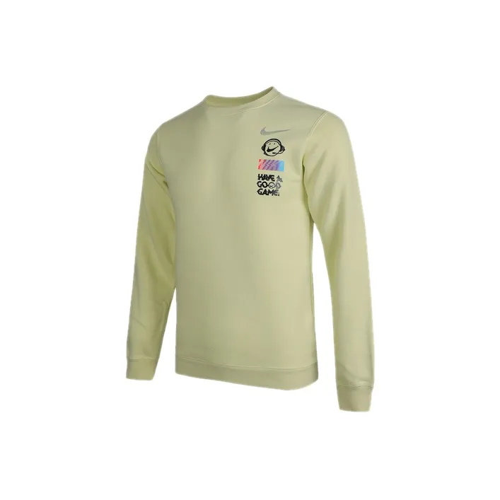 Nike Sweatshirts Men Orange Cyan-2