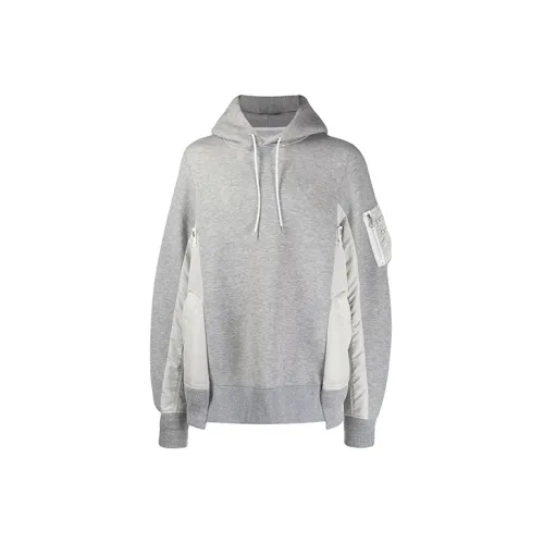 Sacai Sweatshirts Men Gray