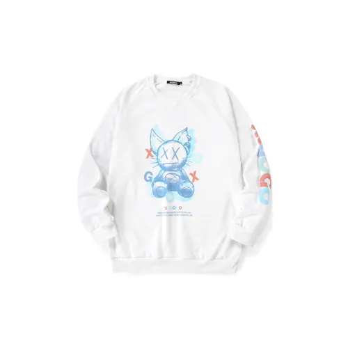 XXGOGO Sweatshirts Unisex White