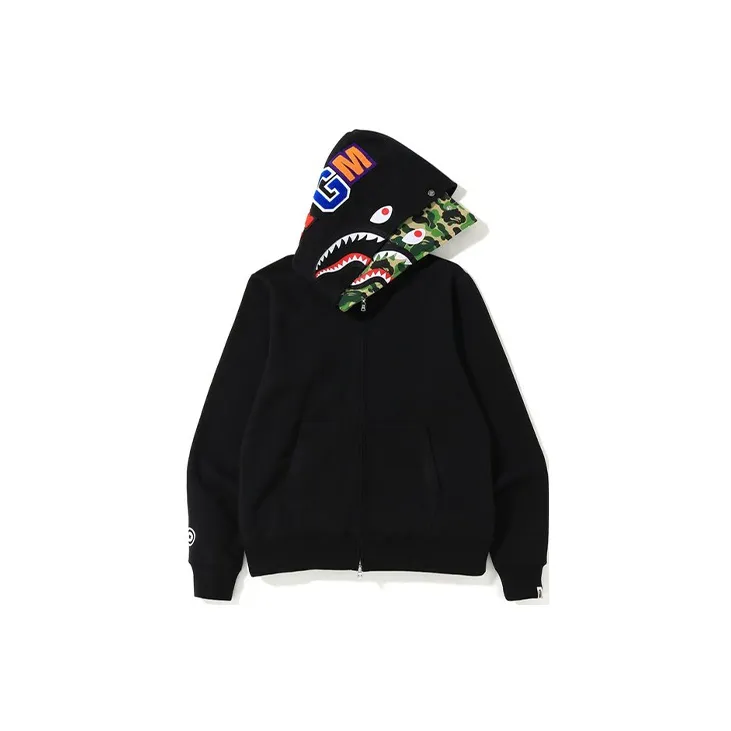 A BATHING APE Abc Shark Full Zip Double Hoodie-7