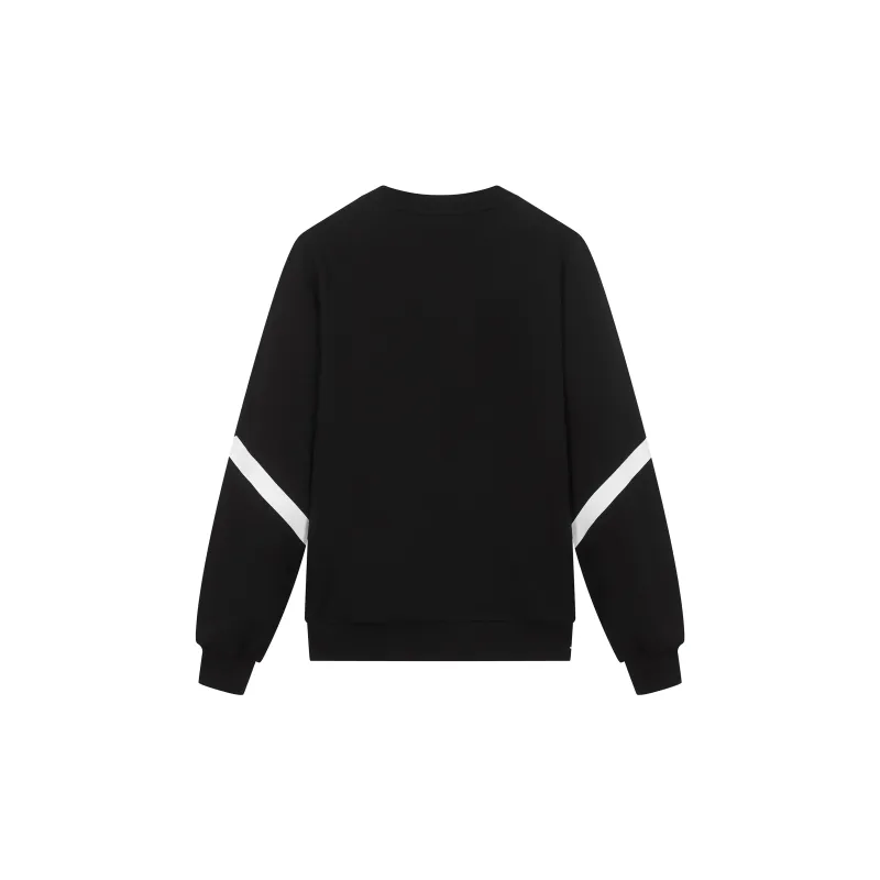 FANBIOU FW21 Crew Neck Loose Fit Sweatshirt Unisex Black-1