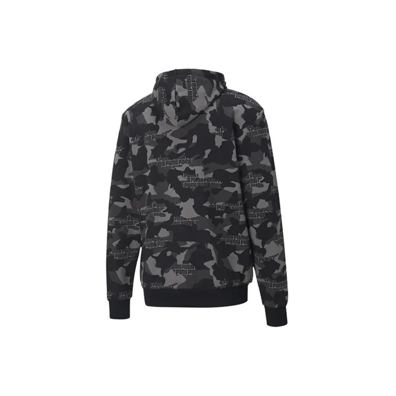 PUMA REBEL CAMO AOP Sweatshirt Men's Black-1