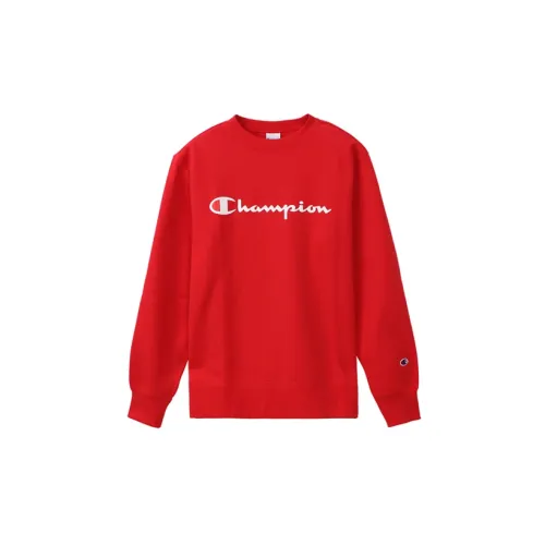 Champion Sweatshirts Unisex Red