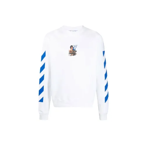 OFF-WHITE Caravag Boy Marker Slim Crewneck 