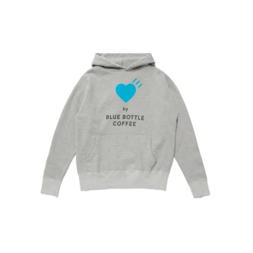 Blue Bottle Coffee X HUMAN MADE Blue Bottle Coffee Collection Sweatshirts Unisex Gray