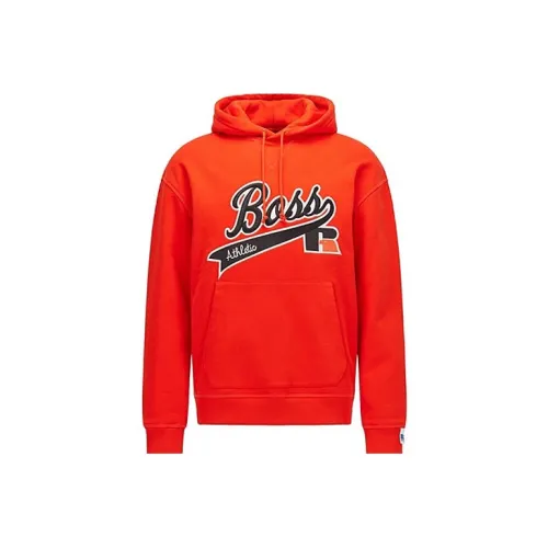 Russell Athletic X HUGO BOSS Sweatshirts Men Orange