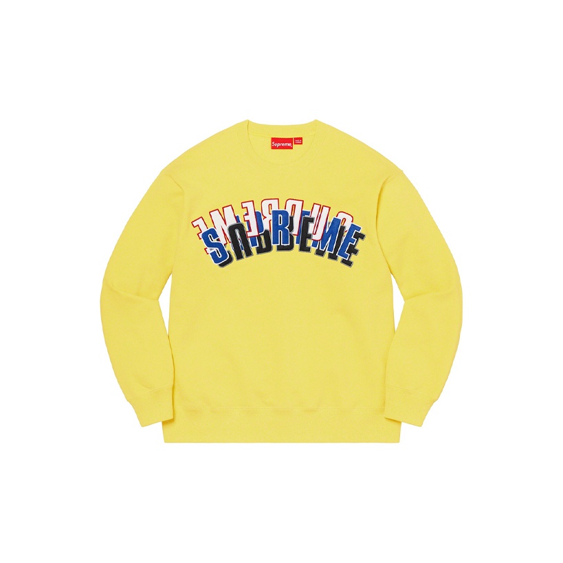 Supreme Stacked Crewneck Gray M - POIZON