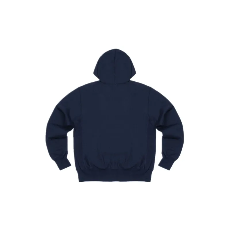 Champion Hooded Loose Fit Regular Sweatshirt Winter US Version Unisex Navy Blue-1
