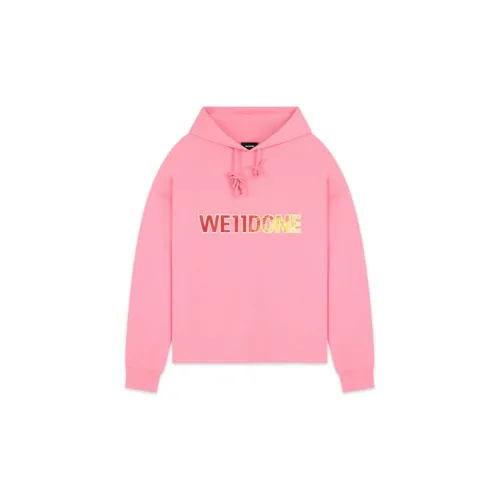 WE11DONE Sweatshirts Unisex Pink