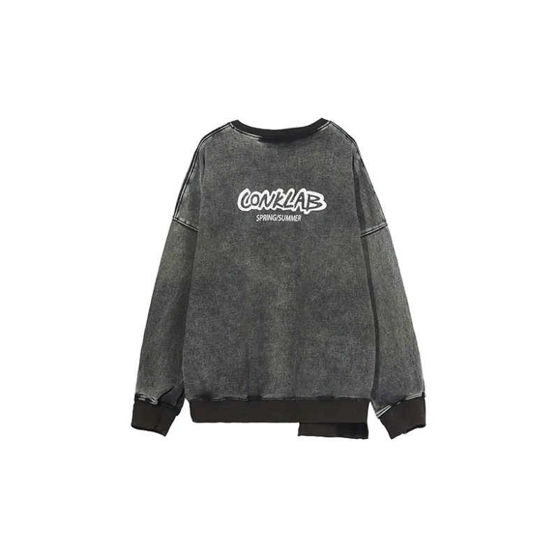 CONKLAB Crew Neck Loose Fit Regular Sweatshirt Unisex-5