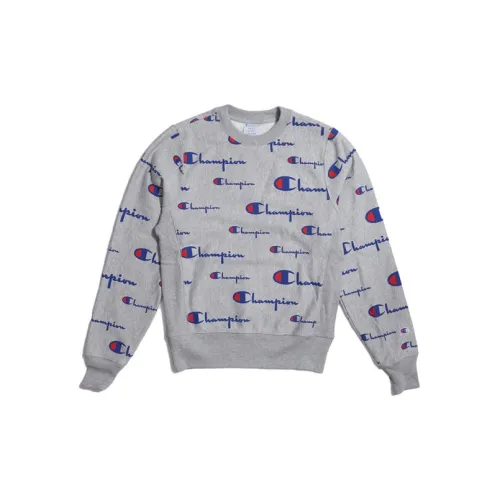 Champion Sweatshirts Unisex Gray