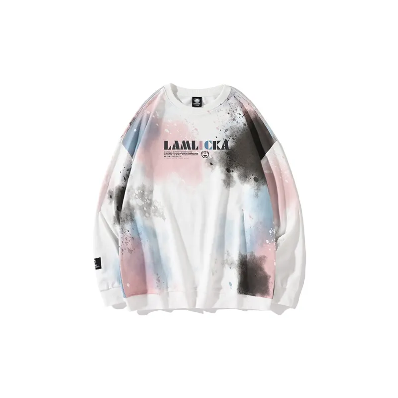LAMLICKA Sweatshirt Unisex White-1
