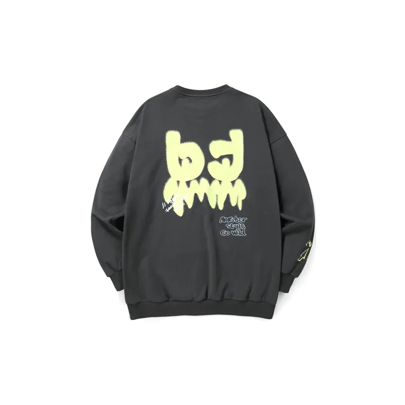 Bt Crew Neck Loose Fit Regular Sweatshirt Unisex-1