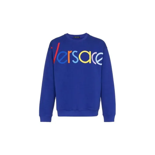 VERSACE Sweatshirts Men Blue