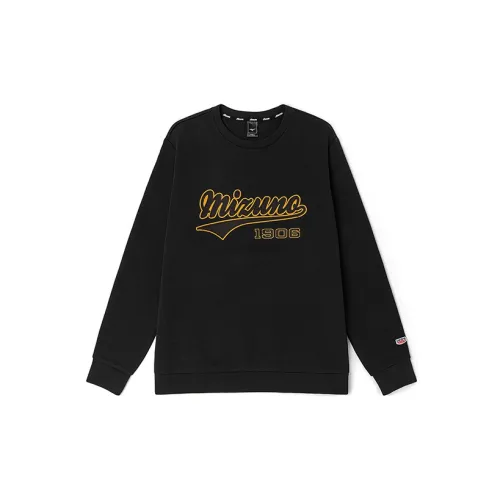 Mizuno Heritage Sweatshirts Unisex Black