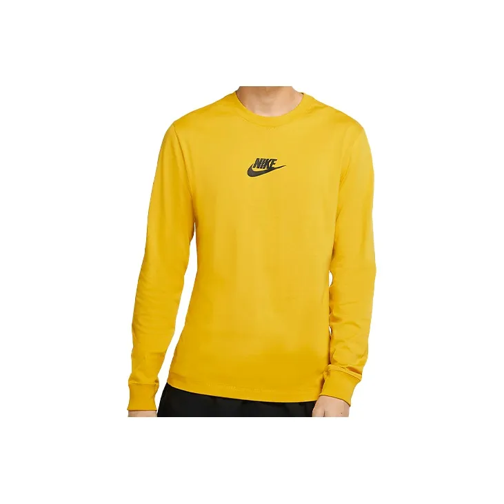 Nike T Shirts Men Yellow-1