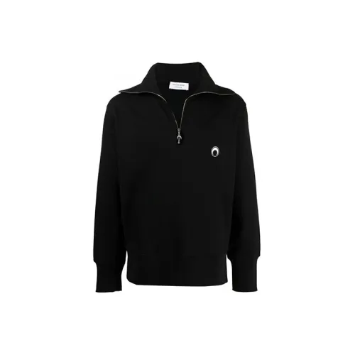 Marine Serre Sweatshirts Men Black