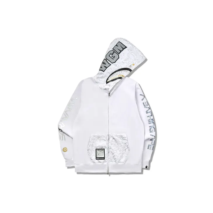 Bape X Hajime Sorayama Shark Full Zip Hoodie-3
