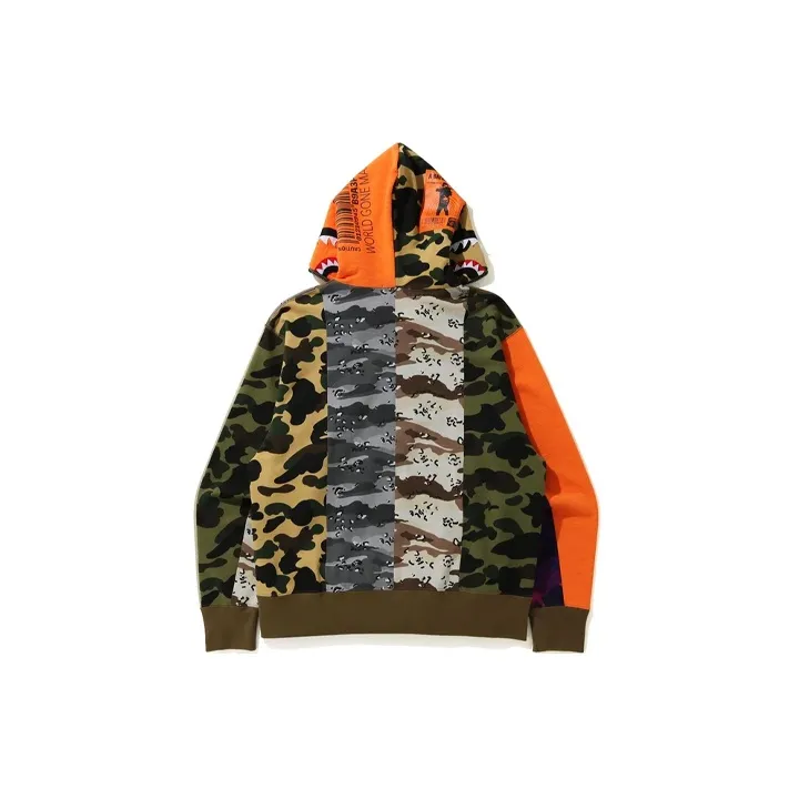 A BATHING APE Shark Series Sweatshirt Men's Camouflage-2
