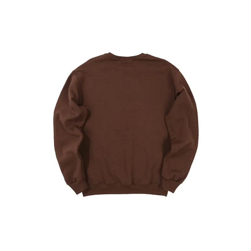 Thrasher Crew Neck Loose Fit Regular Sweatshirt Winter US Version Unisex Chocolate-1