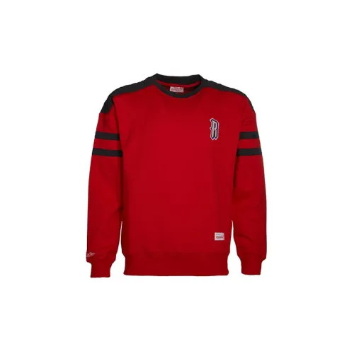 Mitchell Ness Sweatshirts Men Red