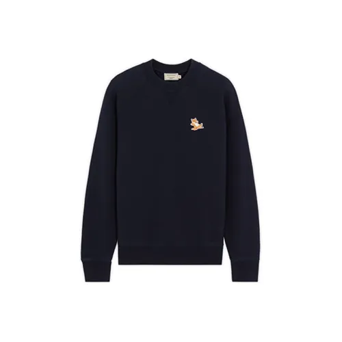 Maison Kitsune Sweatshirts Unisex Dark Blue