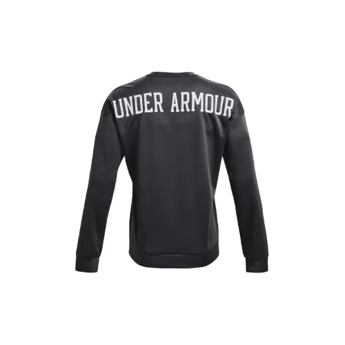 Under Armour RECOVER Sweatshirts Men Stone Dark Gray