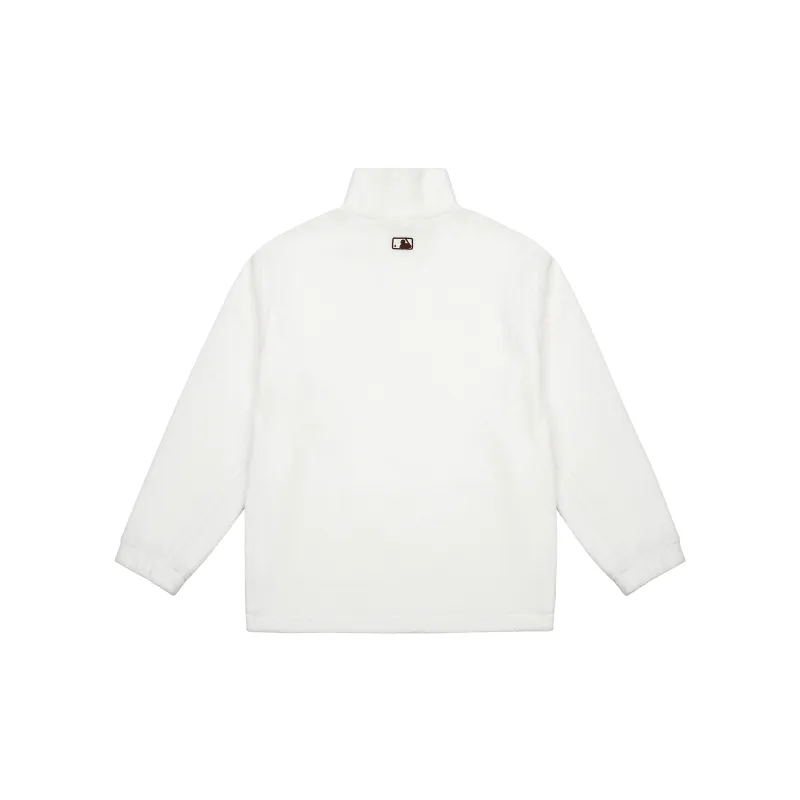 MLB New York Yankees Sweatshirts Unisex Cream-1