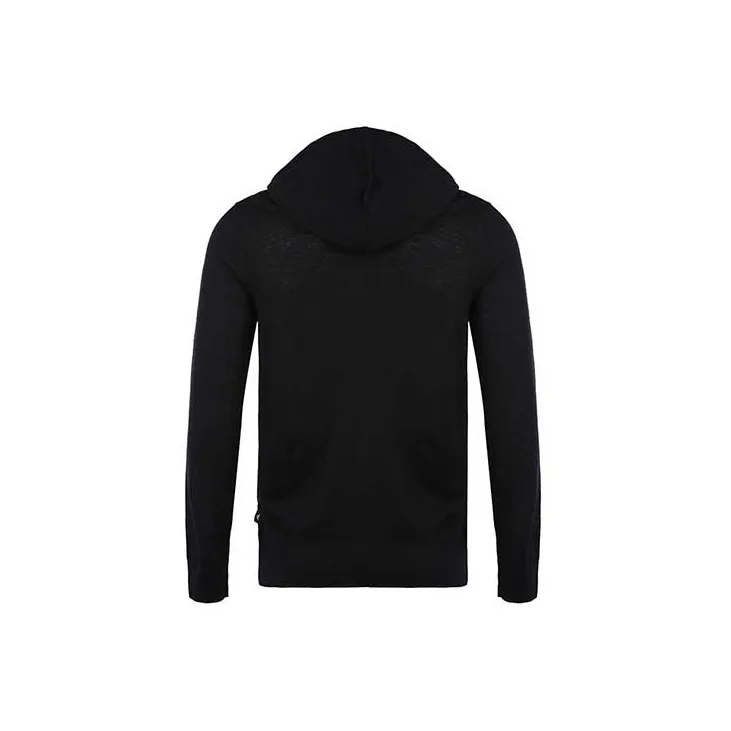 EMPORIO ARMANI Long Sleeved Drawstring Hoodie-1