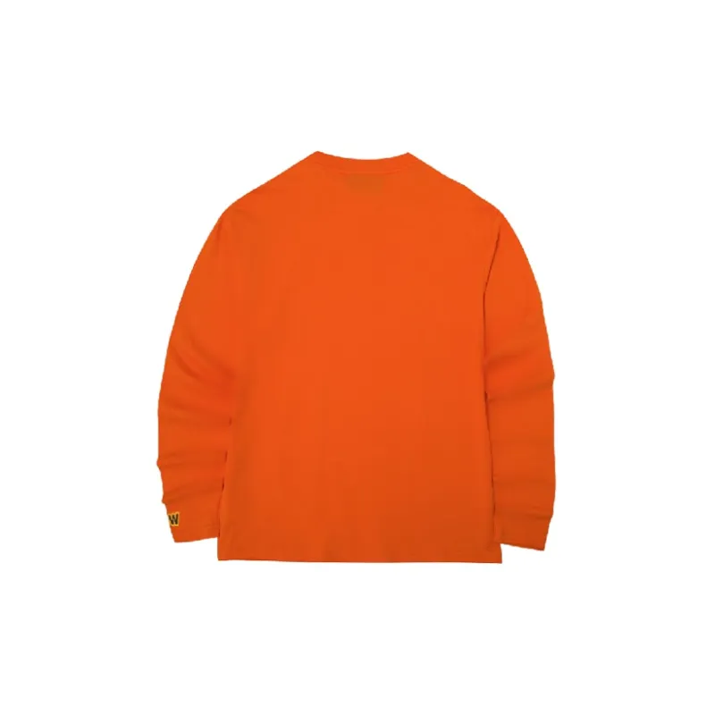 Drew House Letter Logo Series Sweatshirts Unisex Orange-1