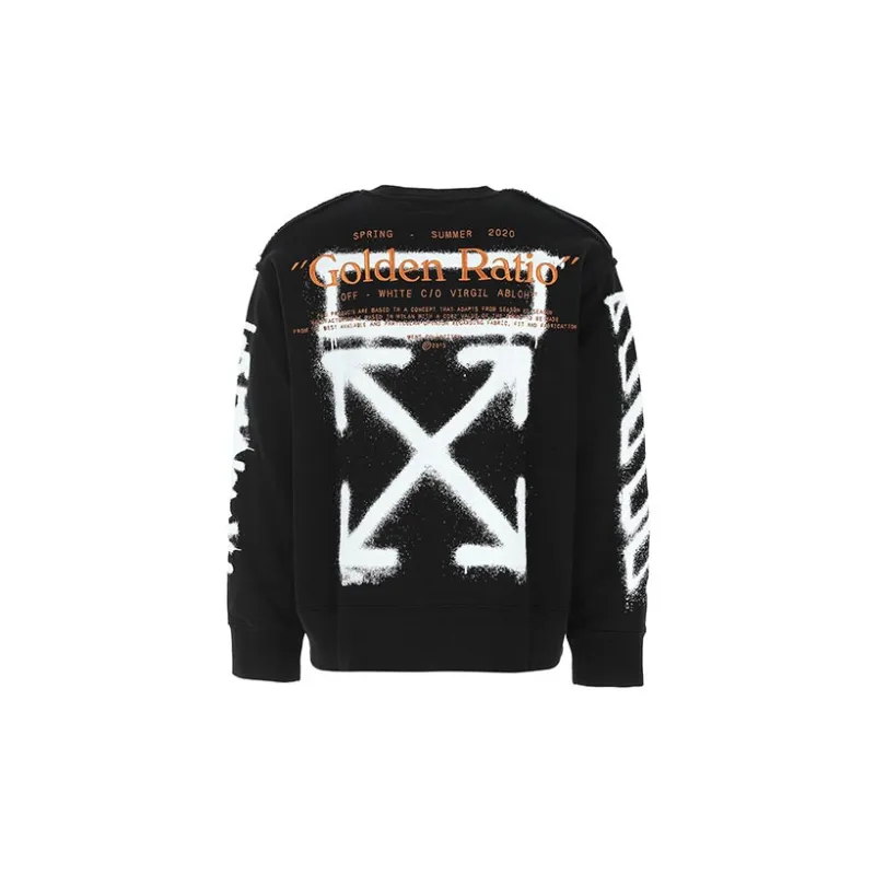 OFF WHITE Cartoon Golden Ratio Incompiuto Sweatshirt-1