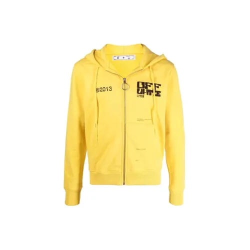 OFF-WHITE FW21 Sweatshirts Men Yellow